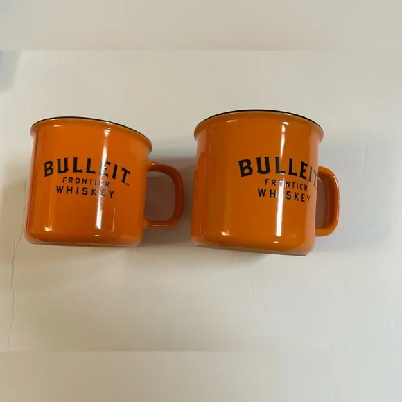 Bulliet Frontier Wiskey camping cups orange - Picture 3 of 6